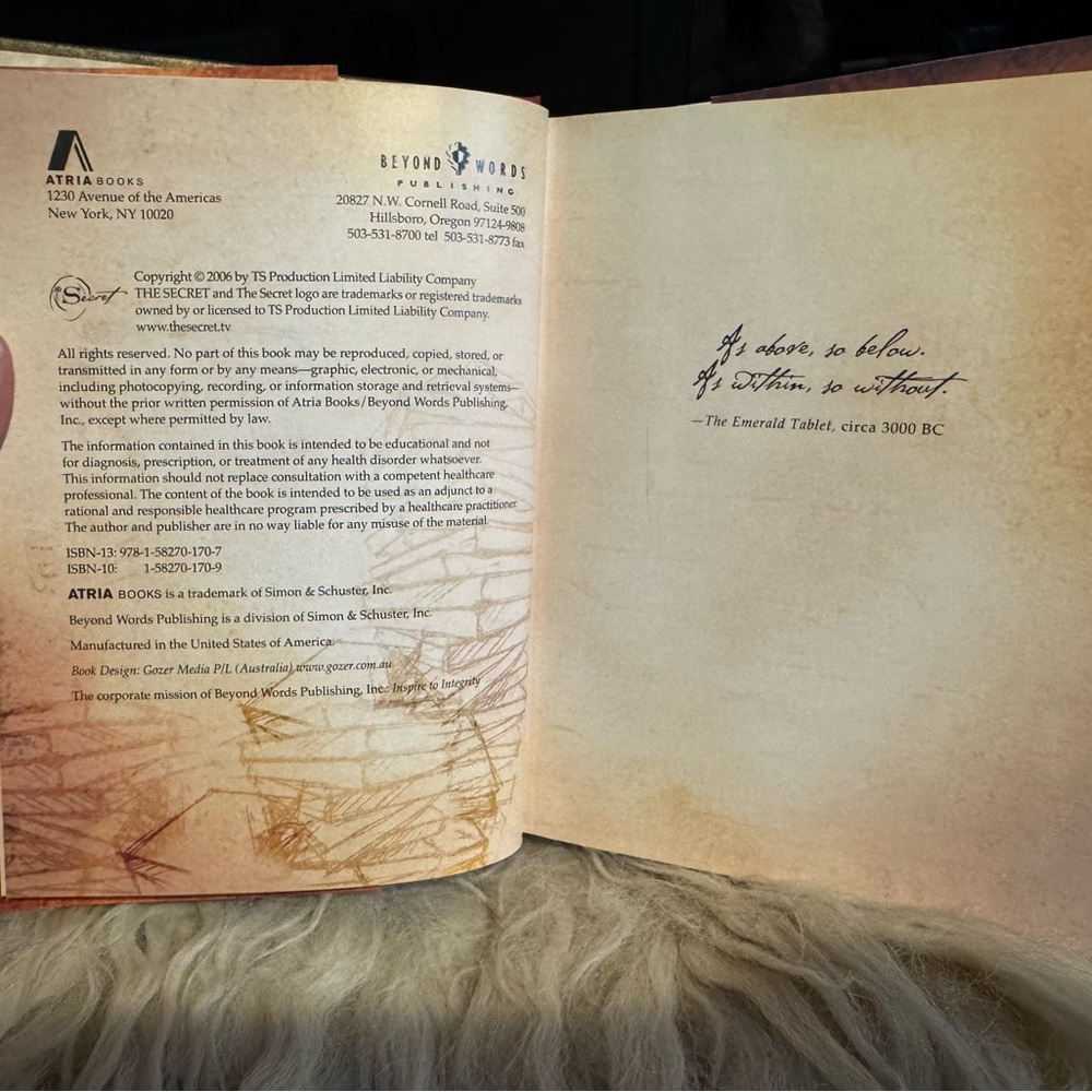 The Secret by Rhonda Byrne -Hardcover Manifestation, Law of Attraction Book - Picture 4 of 8